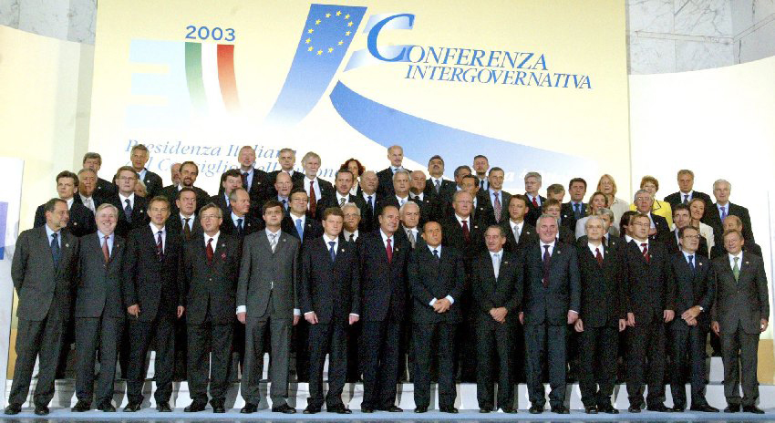 Gruppefoto til det ekstraordinære EU-topmøde i Rom.