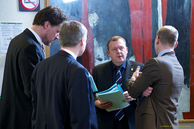 Statsminister Lars Løkke Rasmussen til EU-topmødet.